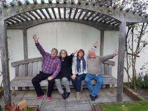 Happy guests on a Marlborough wine tasting tour